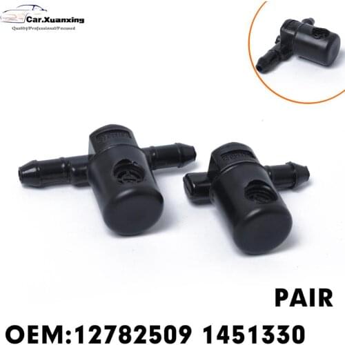 12782509 1451330 WASHER JETS NOZZLES PAIR for Buick Opel Vauxhall INSIGNIA 12782508 1451329