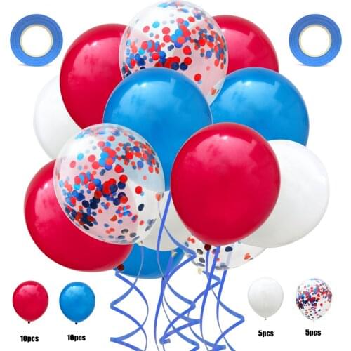 32pcs/set MIX Latex Balloons DIY 2 Colors Confetti Ballons Set with Rope Birthday Valentines Day Wedding Party Garden Decor