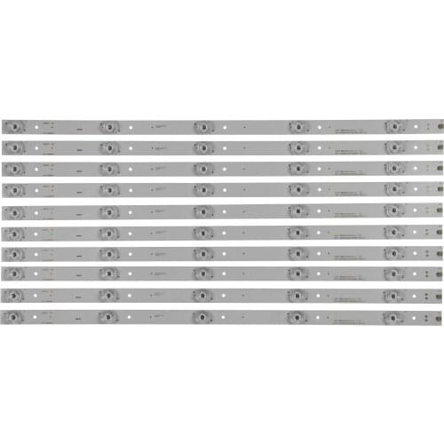 535MM LED Backlight strip5 lamp For Haier 55''TV CRH-K55EMD30301005684-REV1.3 I 55UFC2500A 10pcs/Set