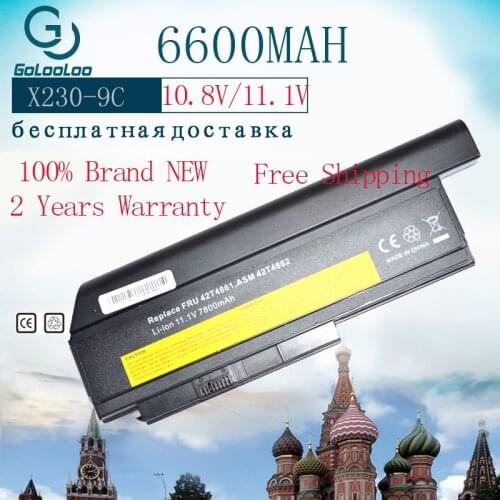 Golooloo 9 cells laptop battery for Lenovo ThinkPad X220 X220i X220s X230 X230i X230S 45N1025 45N1024 45N1028 45N1029 45N1020