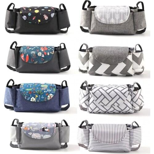 Baby Stroller Accessories Cup Holder Children Tricycle Bicycle Cart Diaper Storage Bag Baby Stroller Travel Accessories Dropship