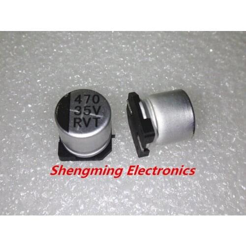 20pcs 470uF 35V SMD chip Aluminum Electrolytic Capacitor 10x10mm