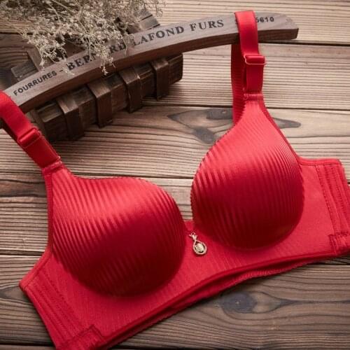 Super Push up Thickened 6cm Women Sexy Bra Small Chest Adjustable Bread Cup Bra Top Girls Wireless Comfortable Underwear