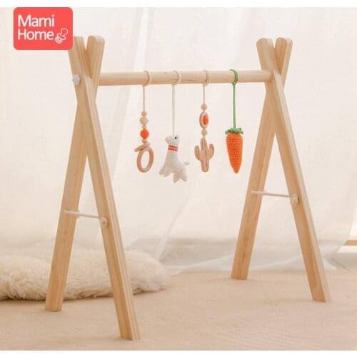 Wooden Living Bedroom Decor Foldable Baby Play Activity Gym Baby Birth Gift Baby Goods Play Activity Toy Newborn Photography