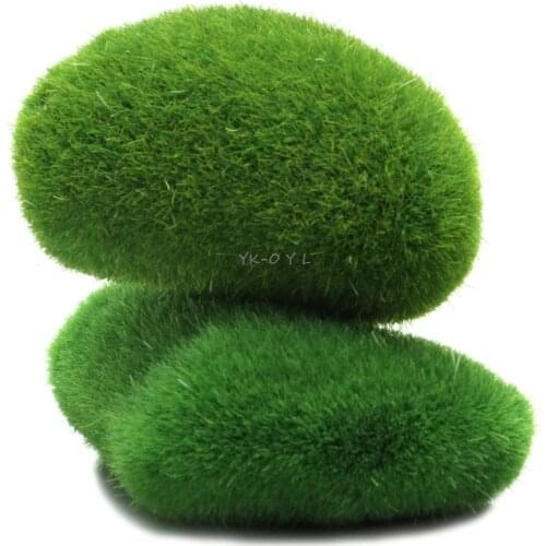 DIY Marimo Moss Balls Artificial Grass Turf Mini Fairy Garden Micro Terrarium