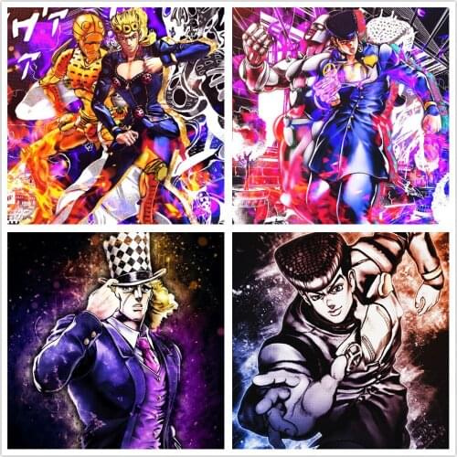 Canvas Poster HD Printed Painting JoJos Bizarre Adventure Japan Anime Pictures Modular For Living Room Home Decoration Wall Art