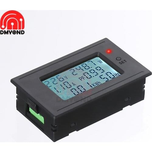 AC 5A/1100W 10A/2200W 20A/4400W 100A/22000W Digital Display Voltage Current Meter Ammeter Eletrical Accessoies