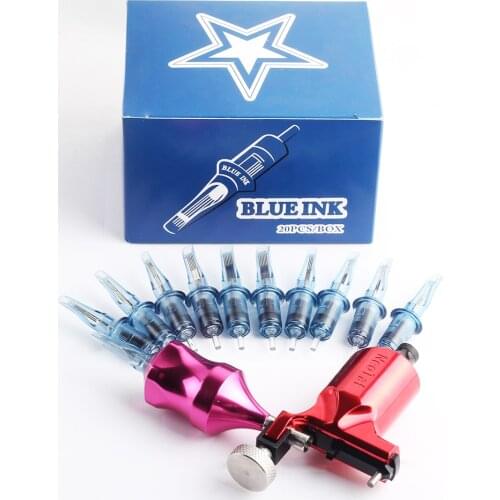 Original 10pcs Disposable Semi-Permanent Makeup Tattoo Cartridge Needle RL/RM/M1/RS Tattoo Gun Supplies 1RL/3RL/5RL/7RL/9RL/11RL