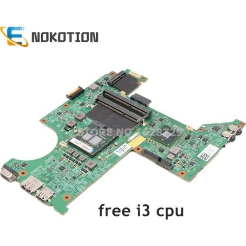 NOKOTION For Dell Vostro 3300 V3300 laptop motherboard DDR3 HM55 free cpu CN-063CX9 063CX9 63CX9 DW30 09902-01 48.4EX02.011