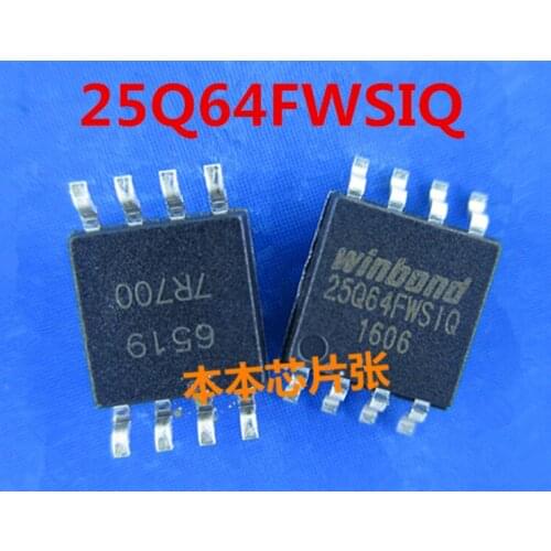 Xinyuan W25Q64FWSSIQ W25Q64FWSIQ 25Q64FWSIQ 25Q64FWSSIQ 26Q64 SOP8 iption IC FLASH 64M SPI 104MHZ 8SOIC 10pcs/lot
