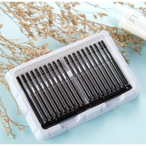 20Pcs/Pack Disposable Sticky Ear Swabs Pick Spiral Tips Wax Removal Remover Tool Kit Nasal Cleaner Stick Portable