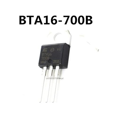 Original New 5PCS / BTA16 BTA16-700B TO-220