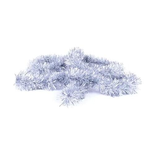 Christmas Glitter Silver 2,16M/5 cm christmas decorations рождественские украшения