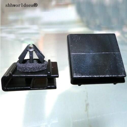 Shhworldsea 100pcs car plastic clip and automotive fasteners Front bumper fixed card buckle for Hyundai 86157-37000