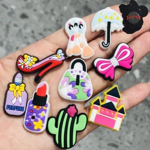 1PCS PVC Cute Cartoon Fridge Magnets Kawaii Bow Handbag High Heels Lipstick Refrigerator Magnetic Sticker Kids Gifts Girls Toys