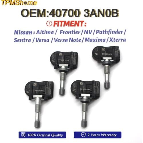 40700-3AN0B Car TPMS Sensor Tire Pressure Monitoring System 315MHz For Nissan Frontier Sentra VERSA 407003AN0B Tyre Air Monitor