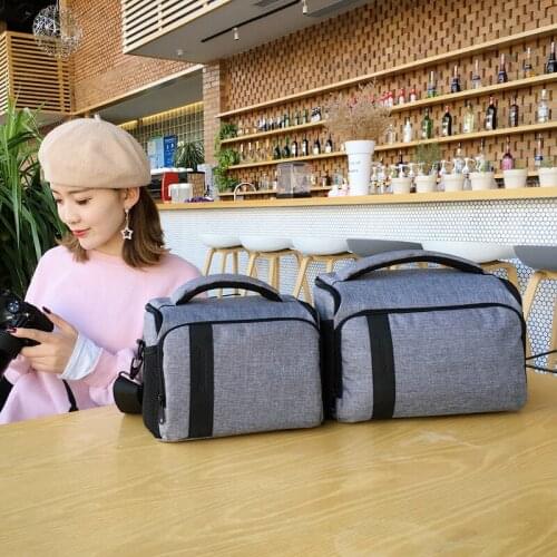 DSLR Camera Bag For Sony A7RIII 7M2K 7RM2 A7R A7RII A7II A7S A6000 A9 A7 A99 HX400 RX10 I II III IV V Waterproof Shoulder Case