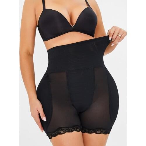 Fake Ass High Waist Trainer Pants Shaping Panties Plus Size Hip Padded Panty Women Push Up Butt Lifter Shaper Slimming Shapewear