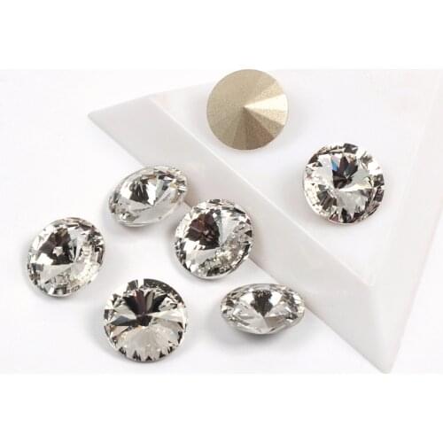 YANRUO 1122 High Quality Strass Crystal Color Rivoli Shape Fancy Rhinestones Popular Rhinestone For 3D Nail Art Decorations