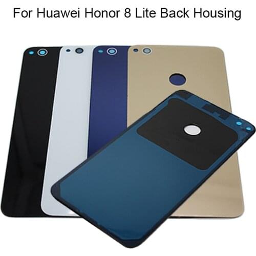 Y-HOIVA High Quality Rear Back Battery Door Housing Cover For Huawei Honor 8 lite Ascend P8 Lite 2017 with 3M Glue Repair