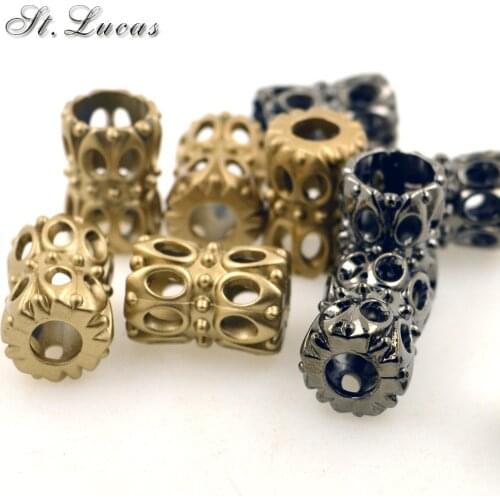 10pcs/lot high quality gold black decoration cord end stopper Toggle Clip for Paracord Bag Sports Wear Shoes garment accseeories