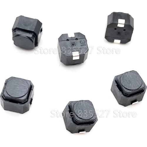 1000pcs/lot no sound 6*6*5 SMD Silent Mute Push Button Switch silicone keypad tact switch silicon Switches 6 * 6 * 5 MM