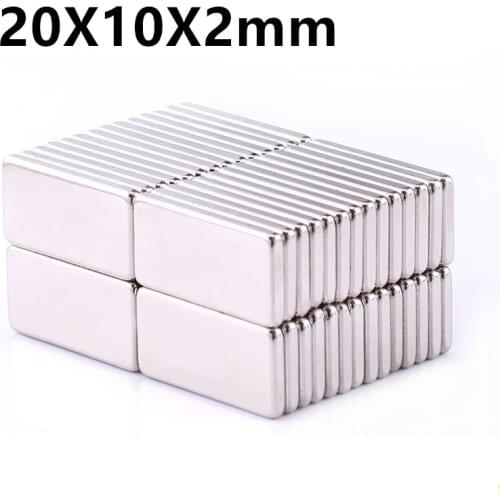 5/10PCS 20x10x2 Neodymium Magnet 20mmx10mmx2mm N35 NdFeB Square Super Strong Magnet