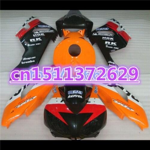 Aftermarket Fairing Body Kit For 04 05 CBR1000RR CBR 1000 RR 2004 2005 Orange White Red