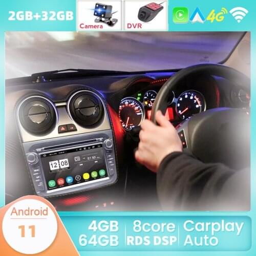 NAVITREE 2 Din Android 11 Car Multimedia Player For Alfa Romeo Mito 2008- CANBUS Auto Radio OCTA Core Video DVD GPS System DVR