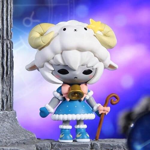 Trend Kid Doll Zodiac Blind Box Guess Bag Sign Valentines Day Gift Computer Desktop Decoration Kawaii Toy Blind Random Box Gift