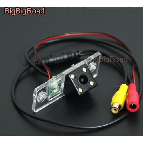BigBigRoad For Skoda Fabia Yeti / Porsche Cayenne 2008 2009 2010 2011 2012 Car Rear View Reverse Backup parking camera