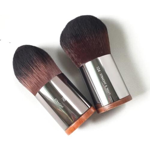 FOUNDATION Kabuki 110 / Powder Kabuki Brush 124 - Portable Multi-purpose Face Kabuki Brush - Beauty makeup brushes Blender