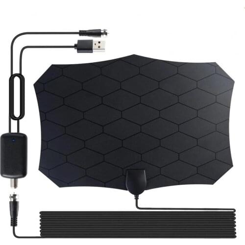 Lasted DVB-T2 isdb-tb clear satellite dish signal receiver Aerial Indoor Digital HDTV antenna TV 900 Miles Radius Amplifier