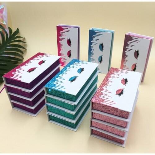 FDshine wholesale eyelashes box without lashes new style package