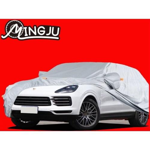 Full Car Covers Outdoor Sun UV Protection Dust Rain Snow Oxford cloth Protective For Porsche Cayenne 958 955 Accessories