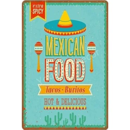 Retro Fast Food Breakfast Lunch Poster Home Kitchen Decor Sandwich Milk Bread Wall Art Painting Vintage Metal Tin Signs YI-192