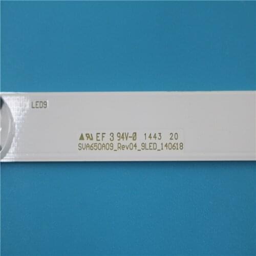 LED Backlight strip For Sony 65"TV KD-65X8500C SVA650A09 SVA650A30 REV04 9LED 150519 XBR-65X850C JS000008KFHQ4540B595-ZB1303