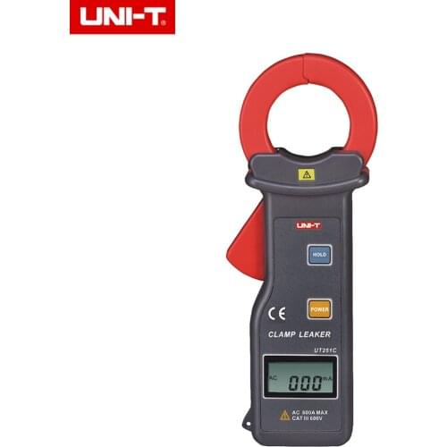 UNI-T UT251C 600A High Sensitivity Leakage Current Clamp Meters RS-232 Data Logging Ammeter