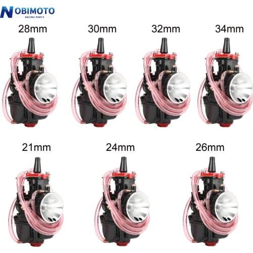 Motorcycle Universal PWK Carburetor 21 24 26 28 30 32 34mm 70cc to 350cc Motorcycle With Power Jet For Yamaha Mikuni Koso ATV