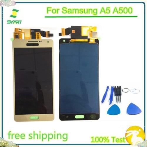 LCD Display Touch Screen Digitizer Assembly For Samsung Galaxy A5 2015 A500 A500F A500FU A500M A500Y A500FQ TFT LCD SCREEN