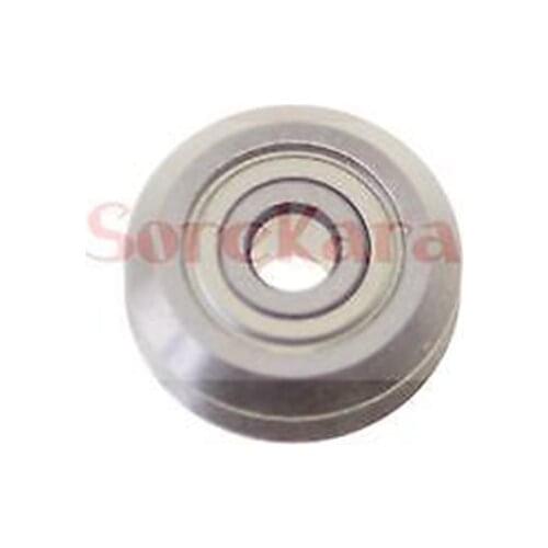 15*59.94*19.05mm W Groove 90 Guide Pulley Sheave Sealed Rail Ball Bearing