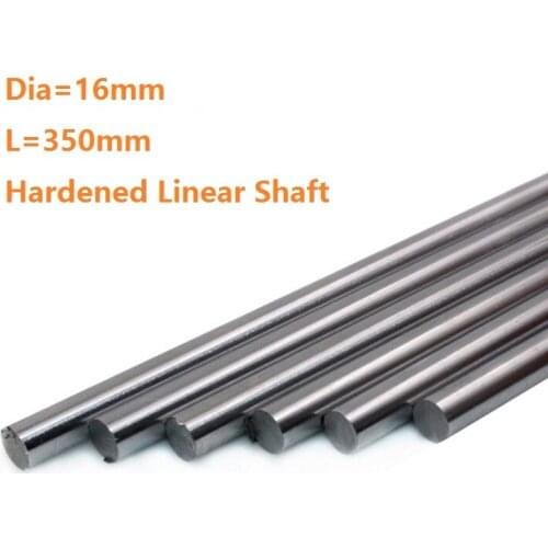 4pcs/lot Dia 16mm shaft 350mm long Chromed plated linear shaft hardened shaft rod bar rail guide for 3d printer cnc parts
