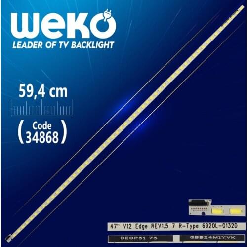 47 V12 EDGE REV1.5 7 R-TYPE 6920L-0132D - 59.4 CM 54 LED- (WK-726)