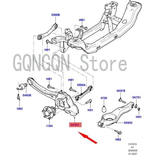 CAR Claw Rear Steering Knuckle For dMo nd eoF oc us Front Claw Steering Knuckle Front Wheel Bearing Corbel Front Wheel Claw