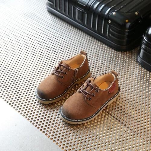 2020 new childrens shoes boys horse boots spring new solid color fashion boy shoes soft outdoor girls boots shoes size 21-36