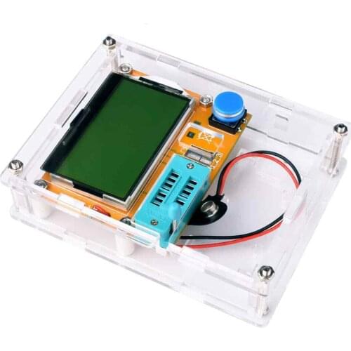 LCR-T4 Digital Component Tester with Protective Case - 12846 LCD Display
