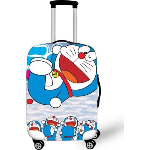 18-32 Inch Doraemon Elastic Thicken Luggage Suitcase Protective Cover Protect Dust Bag Case Cartoon Travel Cover