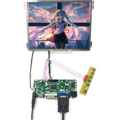 H DMI VGA DVI LCD Controller Board 10.4inch G104XVN01.0 1024X768 IPS LCD Screen Replace G104X1-L04