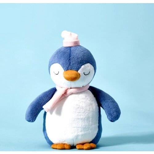 Blue Cute Penguin Plushies Doll Boys and Girls Soft Stuffed Toys Baby Birthday Gift