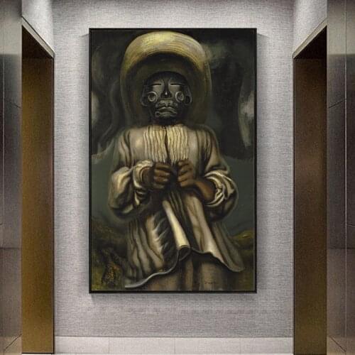 David Alfaro Siqueiros Moma Canvas Painting Wall Canvas Poster and Prints Cuadros Wall Art Painting for Living Room Home Decor